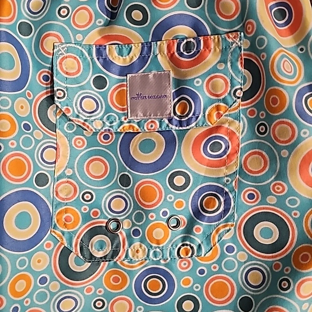 Peter Millar Men's Multicolor Swim Shorts sz xl - Picture 7 of 8
